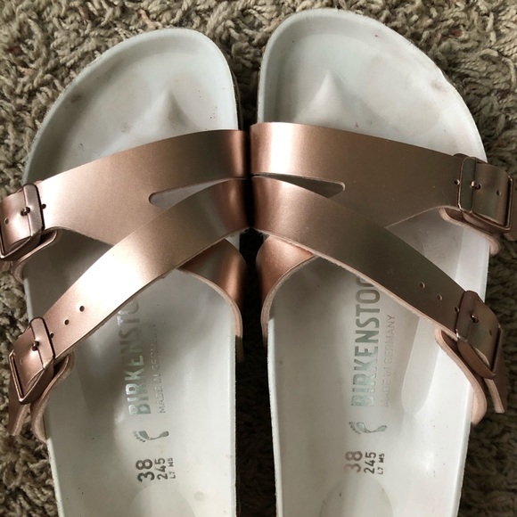 yao birkenstock gold